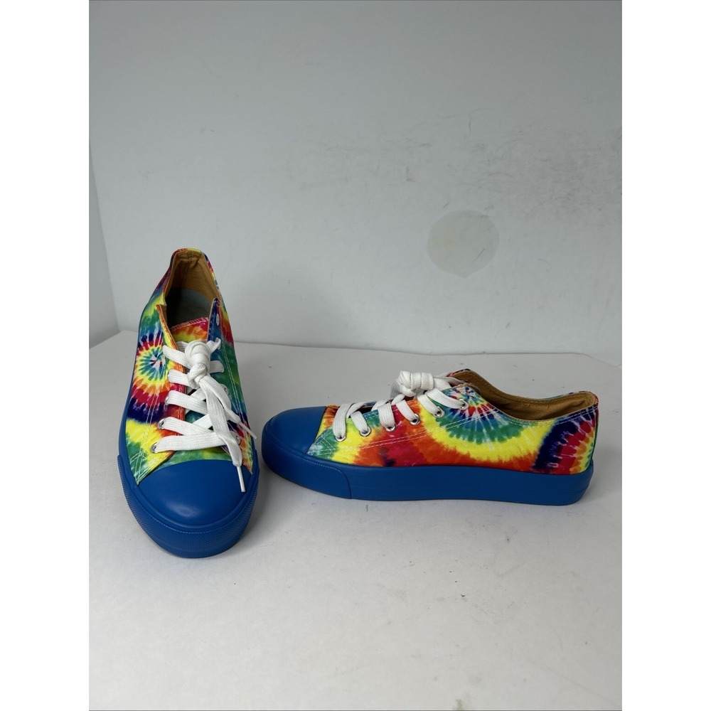 Womens‎ Size EUR 40 US 9 New Tie Dye Canvas Lace Up Casual Sneaker Shoes